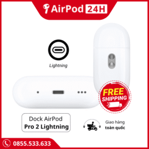 hộp sạc airpods pro 2 lightning chính hãng